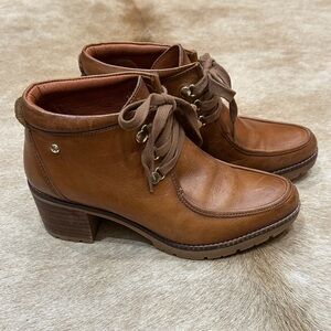 Pikolinos Brown Leather Ankle Boots size 7